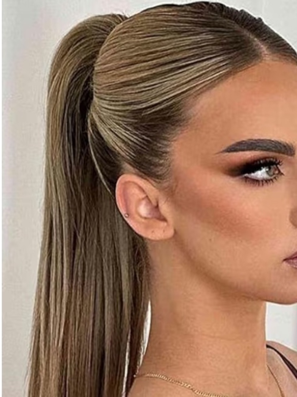 Sleek Synthetic Ponytail Hair Extension